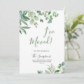 水色ユーカリ移動案内カード 案内状 (スタンド正面)