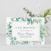 水色ユーカリ移動案内カード 案内状 (スタンド正面)