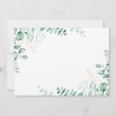 水色ユーカリ移動案内カード 案内状 (裏面)