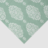 水色ユーカリ系デザイン8ティッシュペーパー 薄葉紙 (詳細)