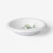 水色ユーカリ結婚ス ペーパーボウル (傾斜あり)