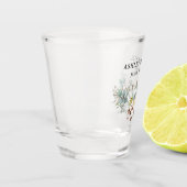 水色ユーカリ結婚ー ショットグラス (左)