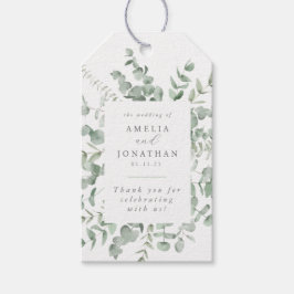 水色ユーカリ結婚式の引き出物 ギフトタグ