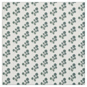 水色ユーカリ緑のパターン ファブリック (見本)