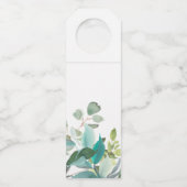 水色ユーカリ緑のブライドメイド提案 ボトルネックタグ (裏面)