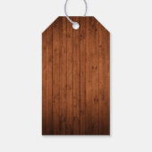 水色ユーカリ緑の木結婚材 ギフトタグ (裏面)