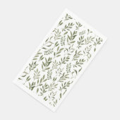 水色ユーカリ緑葉のパターン (コーナー)