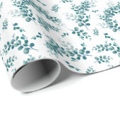 水色ユーカリ緑 ラッピングペーパー (ロールコーナー)