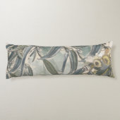 水色ユーカリ葉サンリー ボディピロー (裏面)