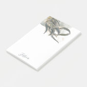 水色ユーカリ葉サンリー ポストイット (アングル)