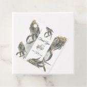 水色ユーカリ葉スグリー結婚ズ フェイバータグ (インサイチュ)