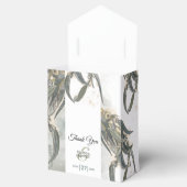 水色ユーカリ葉スグリー結婚ズ フェイバーボックス (オープン)