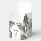 水色ユーカリ葉スグリー結婚ズ フェイバーボックス (オープン)