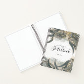 水色ユーカリ離れスグリーナリースケッチブック ノートブック (内部)