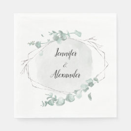 水色ユーカリ スタンダードランチョンナプキン