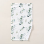 水色ユーカリ バスタオルセット (ハンドタオル)