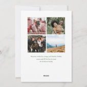 水色ユーカリ&パインクリスマスカード シーズンカード (裏面)