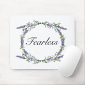 水色ラベンダーユーカリプトゥスボホボタニカル マウスパッド (マウス)