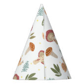 水色リトルキノコ誕生日パーティーハット パーティーハット (裏面)