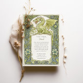 水色リュブリャナスロベニア結婚ドラゴン 招待状