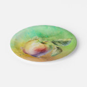 水色リンゴ ペーパープレート (アングル)