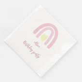 水色レインボーピンクイエローバースデーパーティー (コーナー)