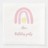 水色レインボーピンクイエローバースデーパーティー (正面)