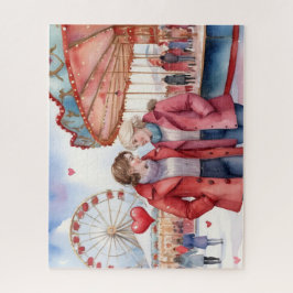 水色レズビアンバレンタイン ジグソーパズル