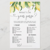 水色レモンあなたの財布のゲームの何 (正面)