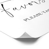 水色レモンの枝 – お願い1つ取る ポスター (角)