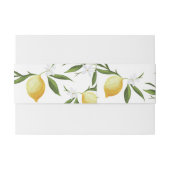 水色レモンフローラ結婚のベリーバンド 招待状ベリーバンド (裏面例)