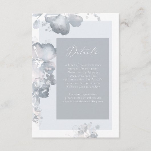 水色ロマンス詳細カード エンクロージャーカード (正面)