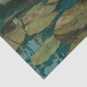 水色ロマンチックなエレガンス"湖スワン"デコページ 薄葉紙 (詳細)