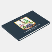 水色ワインボトルブドウ園ワイナリー国 ゲストブック (コーナー)