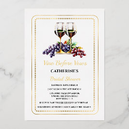 水色ワイン試飲ペアリングワイナリー国 箔招待状