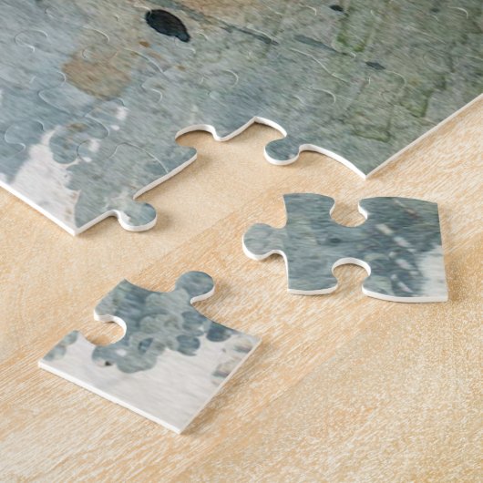 水色ワシ ジグソーパズル (側面)