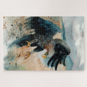 水色ワシ ジグソーパズル (横)