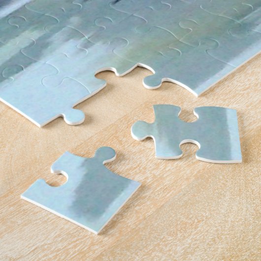 水色ワシ ジグソーパズル (側面)