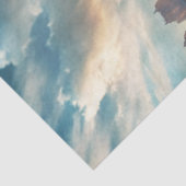 水色ヴィンテージガロピンワイルドウマ草原 薄葉紙 (詳細)