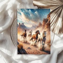 水色ヴィンテージガロピンワイルドウマ草原 薄葉紙