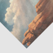 水色ヴィンテージガロピンワイルドウマ草原 薄葉紙 (詳細)