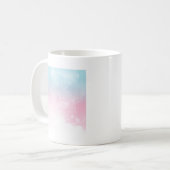 水色勾配グラデーション コーヒーマグカップ (正面左)