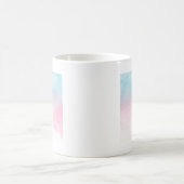 水色勾配グラデーション コーヒーマグカップ (中央)