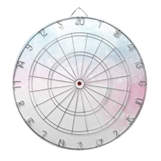 水色勾配グラデーション ダーツボード (正面)