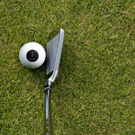 水色名文字Tブルーホームステイ母 ゴルフボール