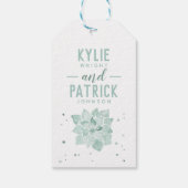 水色多肉愛が成長する結婚式の引き出物 ギフトタグ (裏面)