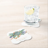 水色多肉株結婚団 ペーパーコースター (インサイチュ)