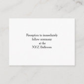 水色多肉結婚式招待状 エンクロージャーカード (裏面)