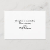 水色多肉結婚式招待状 エンクロージャーカード (裏面)