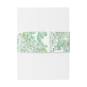 水色多肉質ベリーバンド 招待状ベリーバンド (裏面例)